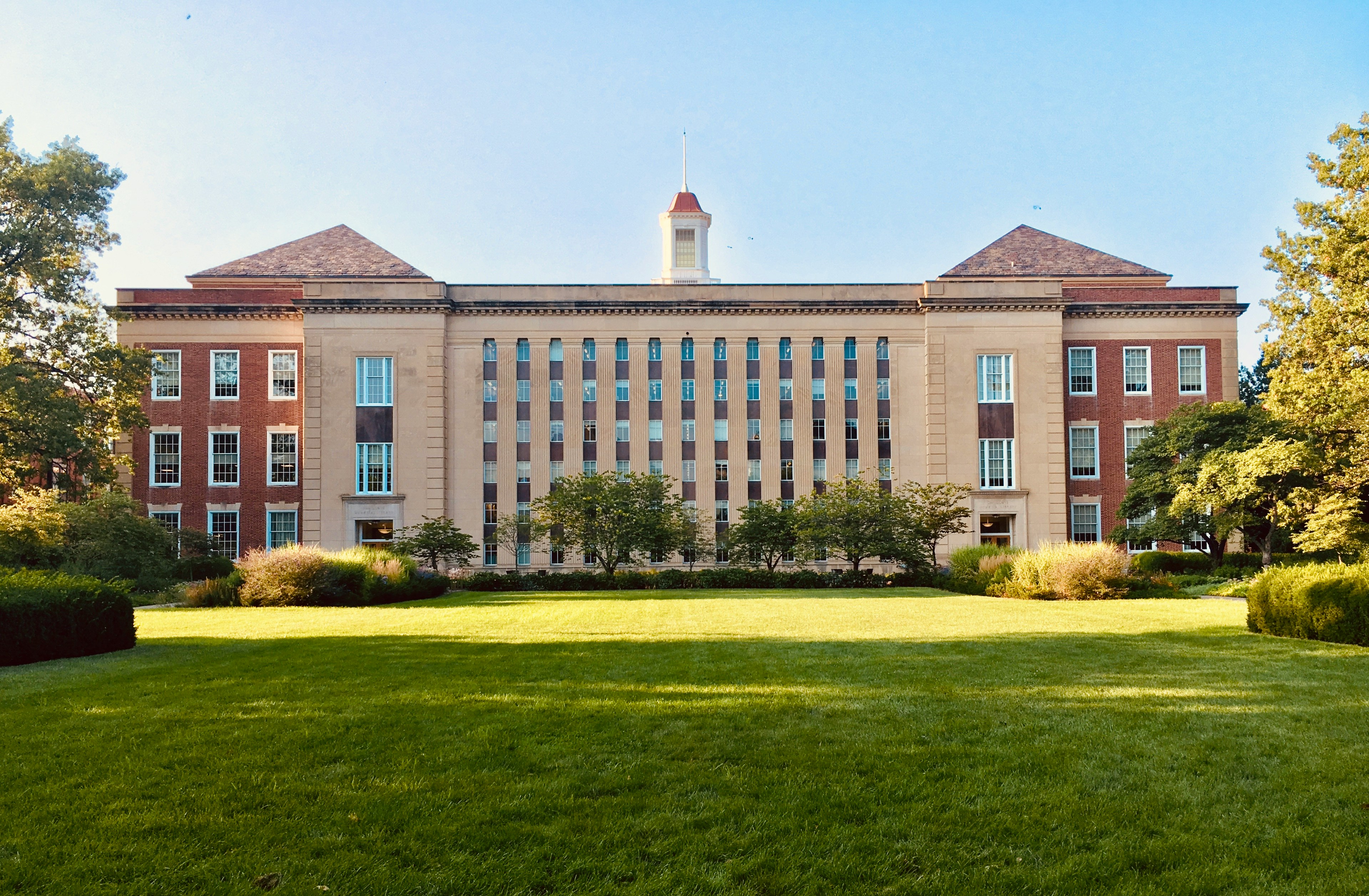 Students on a college campus